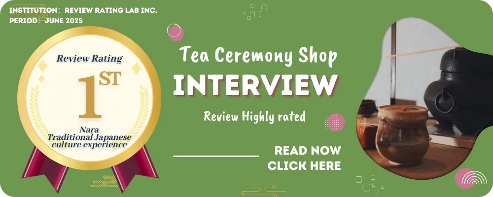 Nara in Kimono rental | Experience Japan through Tea Ceremony Activities｜ Nara Spirit‐A Cultural Journey Through Tea Ceremony and Calligraphy at Waplus Nara