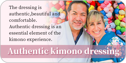 Nara in Kimono rental | Experience Japan through Tea Ceremony Activities｜訴求／本格的な着付け