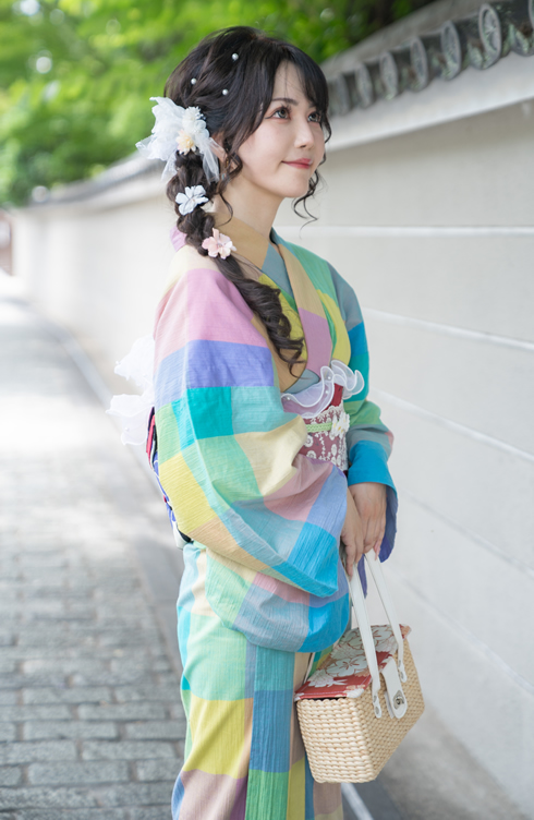 Nara in Kimono rental | Experience Japan through Tea Ceremony Activities｜Nara Yukata All on set