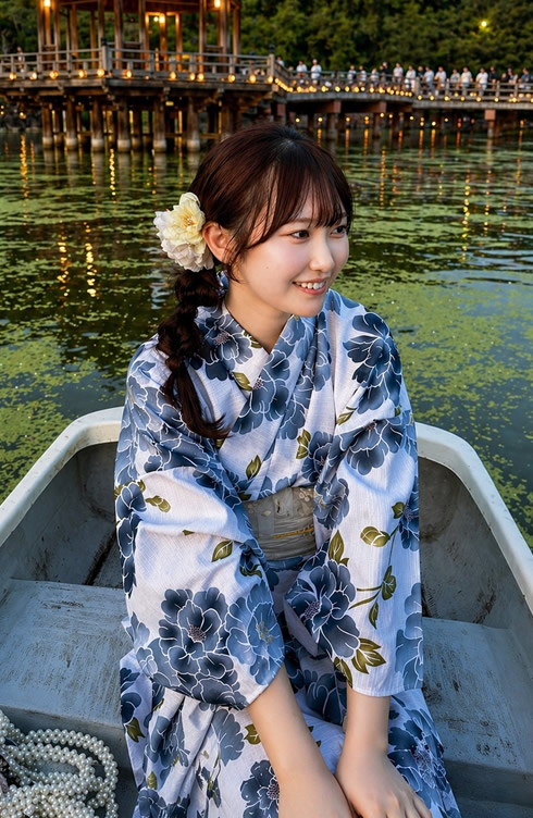 Nara in Kimono rental | Experience Japan through Tea Ceremony Activities｜Nara Yukata All on set