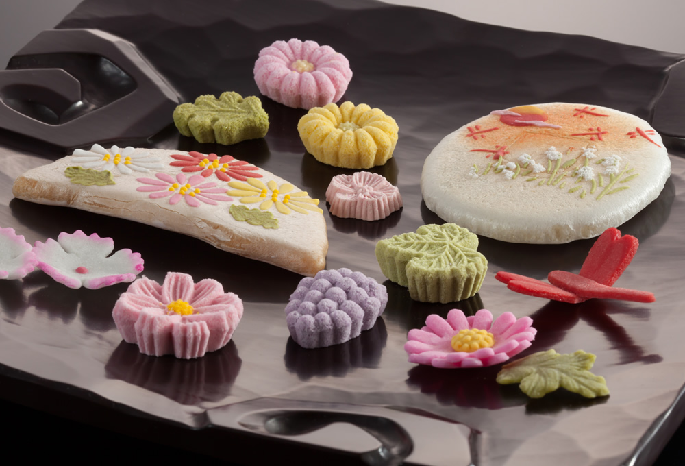 Nara in Kimono rental | Experience Japan through Tea Ceremony Activities｜Higashi～dried sweets in the tea ceremony