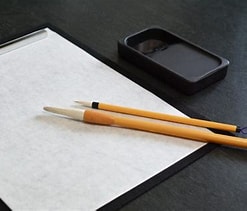 Nara in Kimono rental | Experience Japan through Tea Ceremony Activities｜Japanese Calligraphy Papers called “Shodo-shi”