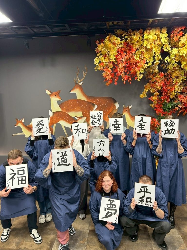 Nara in Kimono rental | Experience Japan through Tea Ceremony Activities｜Feeling the Seasons Through Japanese Calligraphy