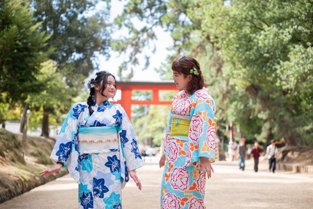 Nara in Kimono rental | Experience Japan through Tea Ceremony Activities|🌿【Late August Nara Sightseeing】Enjoy Summer Memories with Yukata & Kimono Rental👘🦌✨