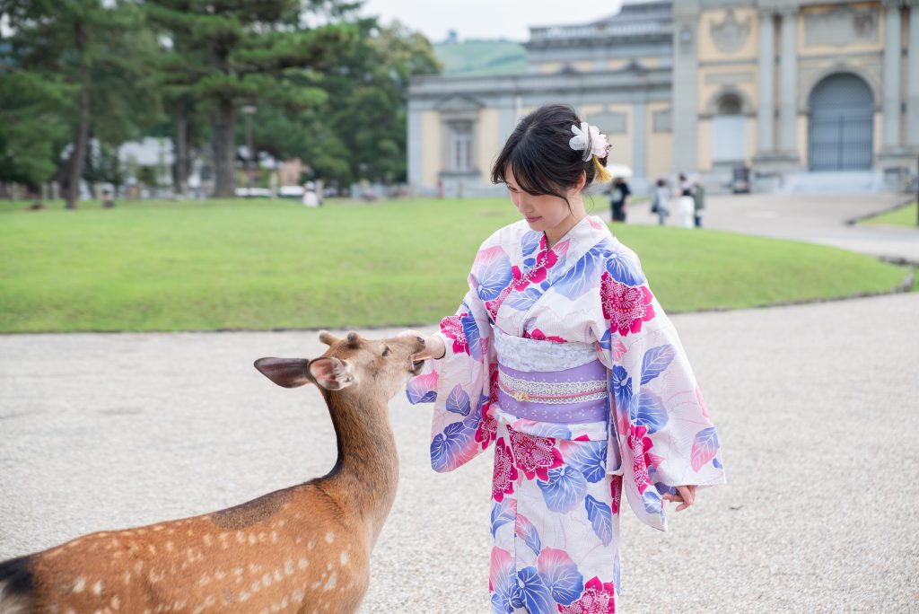 Nara in Kimono rental | Experience Japan through Tea Ceremony Activities｜👘☀️ Explore Nara in a Yukata This Summer! Best Photo Spots Around Nara Park 🦌📸
